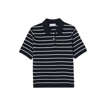 LACOSTE Polo Shirt Women's Marine Blue