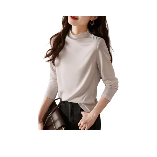 Mo Han Yi Mei Knitwear Women's Apricot