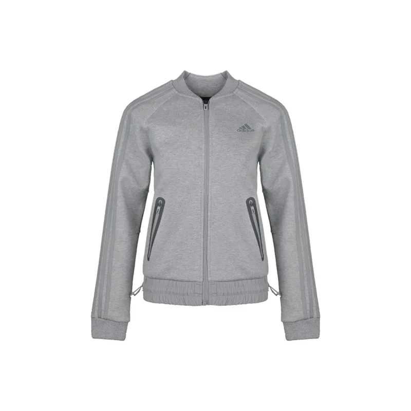 Adidas BOMBER KN BRAND Jackets Coats Women's Gray-0
