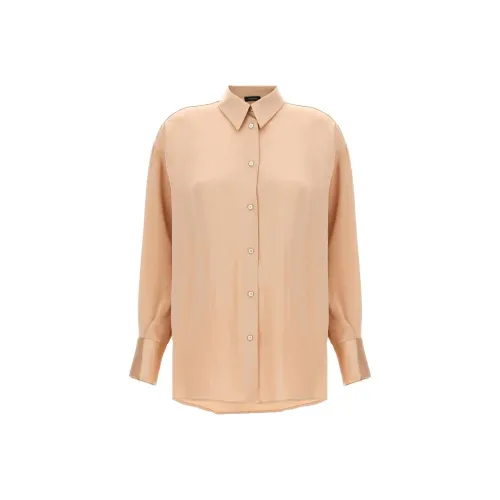 Fabiana Filippi Drop Shoulder Satin Elongated Shirt
