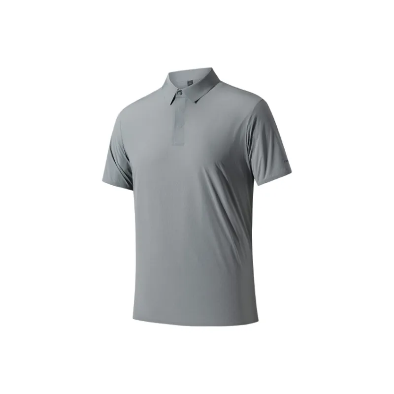 Anta Champion All Weather Series Polo Shirt Men's Monet Gray-0