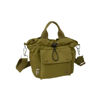 Gerlanx Nylon Fabric One Shoulder Handbag Unisex Multicolor