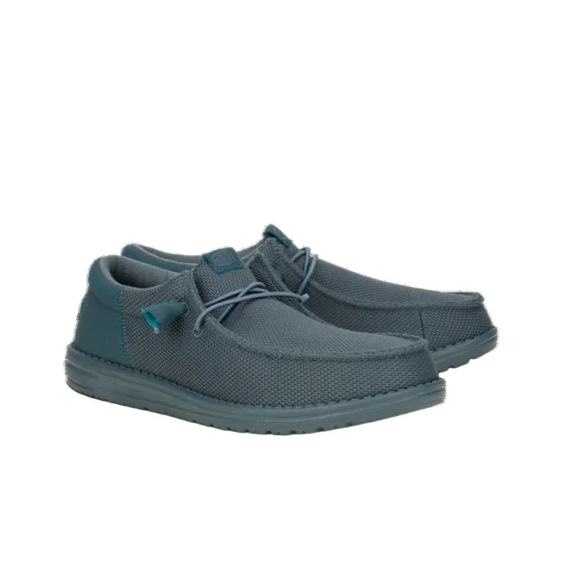 Heydude Wally Casual Shoes Men's Dark Cyan-2