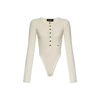 DSQUARED 2 Long-Sleeved Knitted Bodysuit