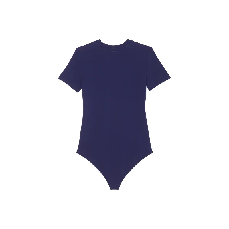Victoria's Secret PINK Base Stretch Bodysuit/Midnight Navy Bodysuits Women's Midnight Navy-0