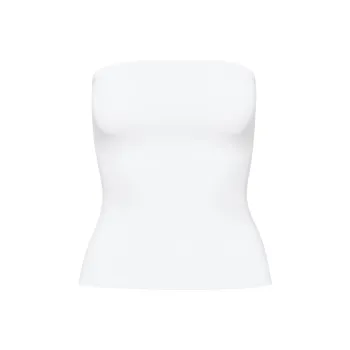 ARITZIA Contour Tube Top Strapless Top Women's White/White