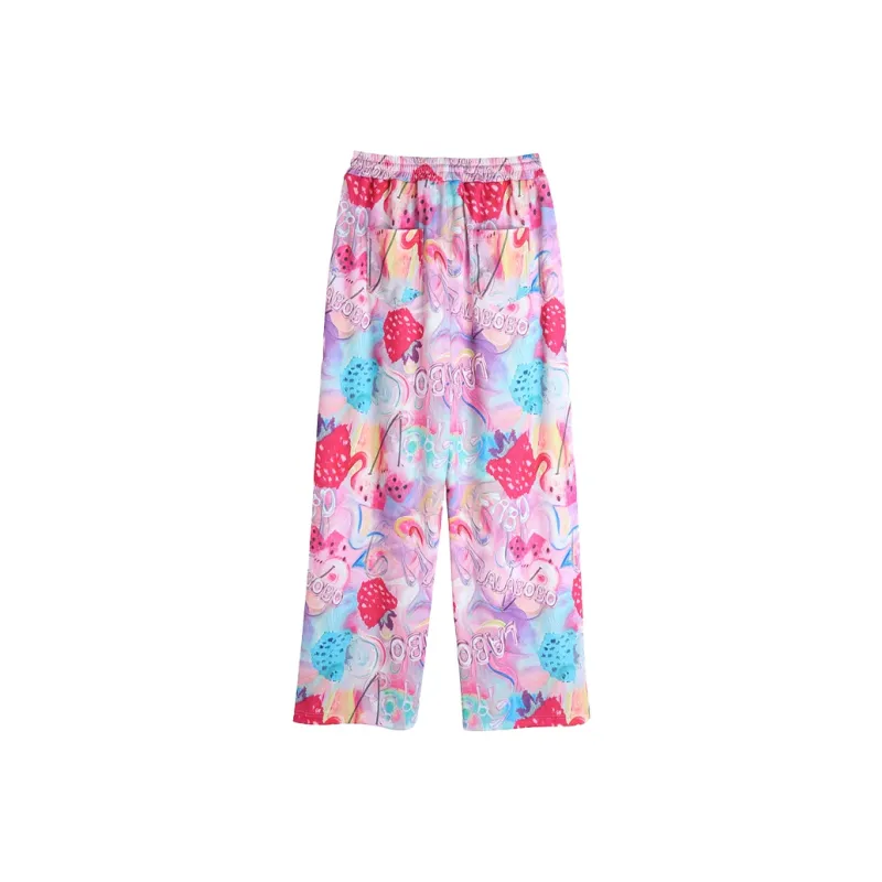 LALABOBO Casual Pants Women's Pink-1