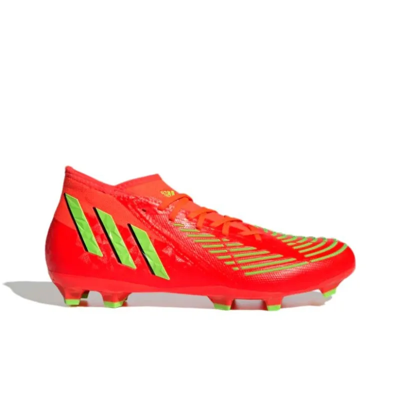 Adidas Predator Edge.1 FG Rubber Long Studs Cushioning, Wear Resistant Soccer Shoes Men's Red-1