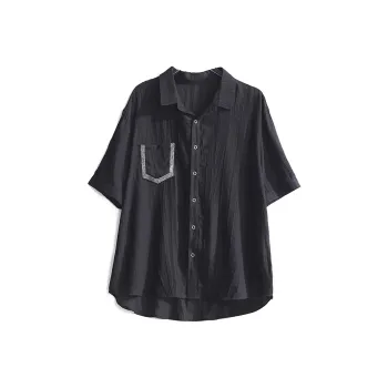 Mapping Shirts Women's Black