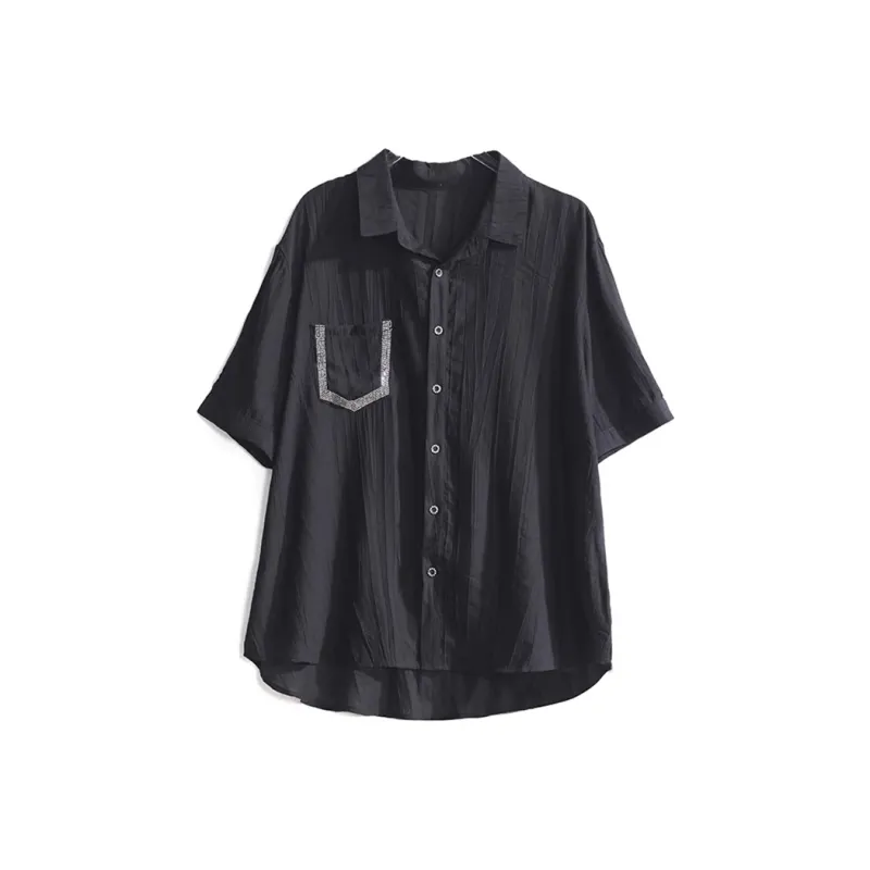 Mapping Shirts Women's Black-0