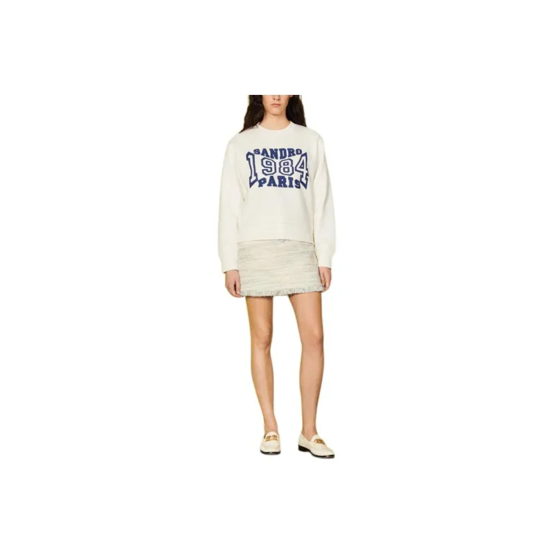 Sandro Sweatshirt Women's Light Umber-0