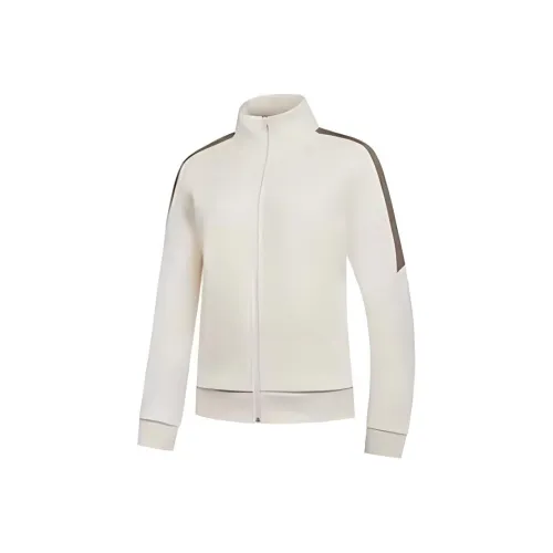 QIAODAN Sports Life Collection Knitwear Women's Cream White/Walnut