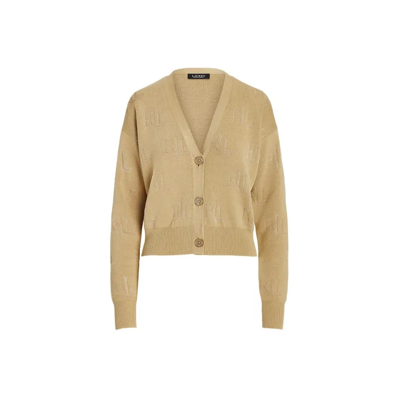 LAUREN RALPH LAUREN Logo jacquard Cardigan-0