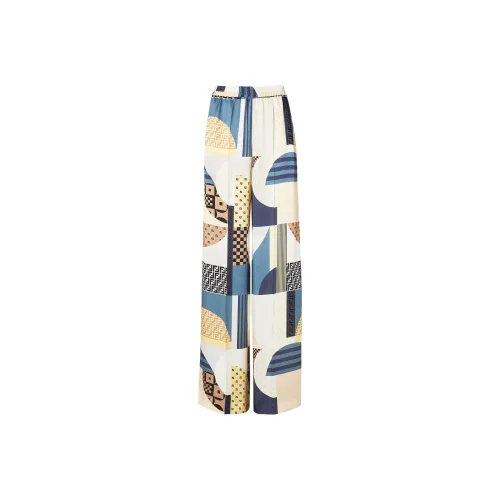 FENDI SS25 Pajama Pants Women's Multicolor