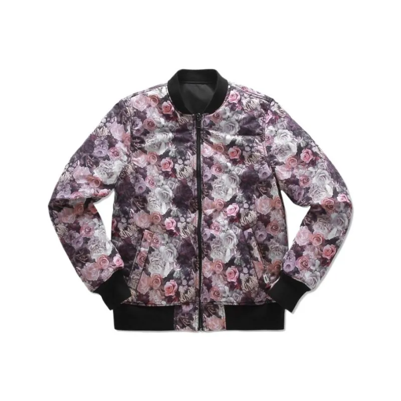 Vans Jackets Coats Women's Black Pink-0