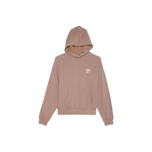 Victoria's Secret PINK Ivy Fleece Campus Hoodie/Iced Coffee Sweatshirt Women's Ice Coffee