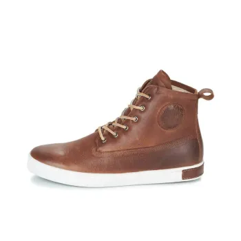 BLACKSTONE Abrasion Resistant High Top Skateboard Shoes Men's Brown