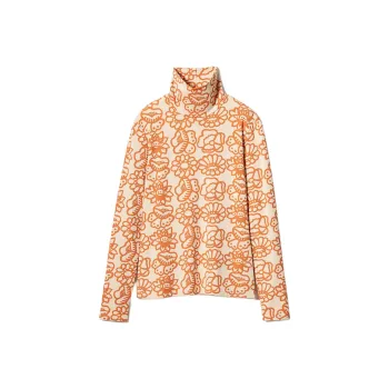 Marimekko X UNIQLO Marimekko Co brand T Shirts Women's Orange Yellow