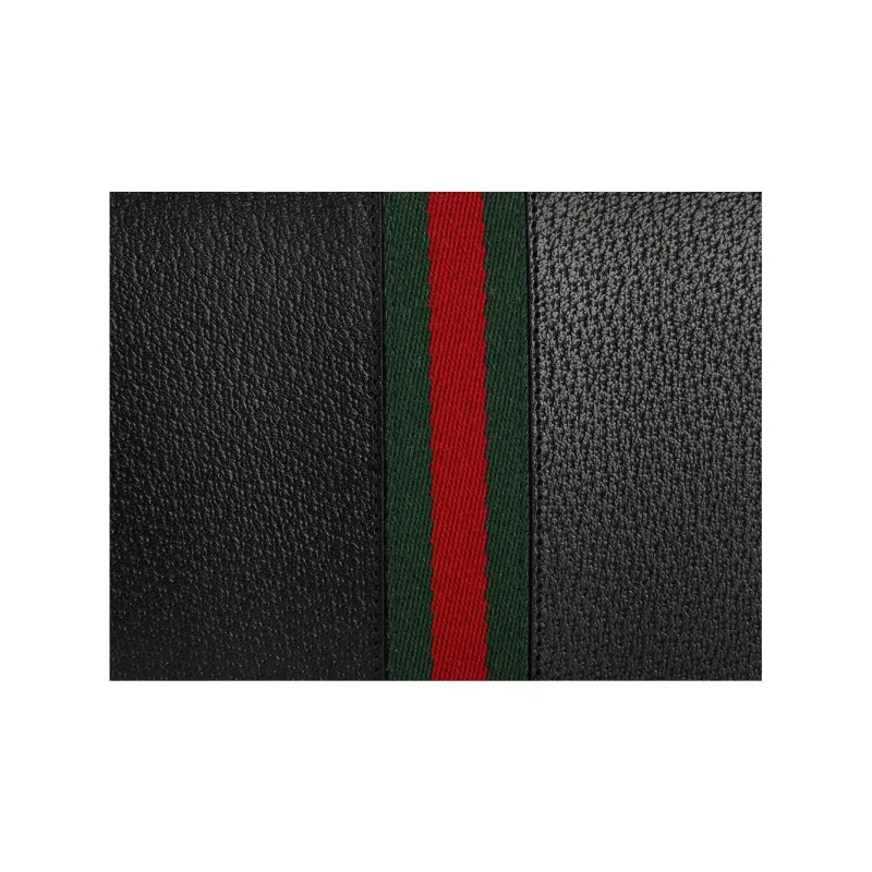 GUCCI Ophidia Cow Leather Shoulder Bag, Crossbody Bag, Handbag Women's Black-12