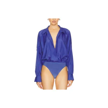 NORMA KAMALI Bodysuits Women's Military Blue