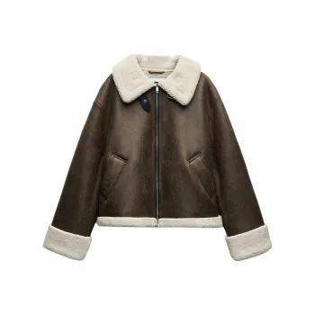 ZARA Jackets Coats Women's Khaki