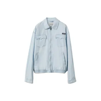 MIU MIU Logo Patch Denim Jacket