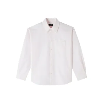 A.P.C Long Sleeved Straight Hem Shirt