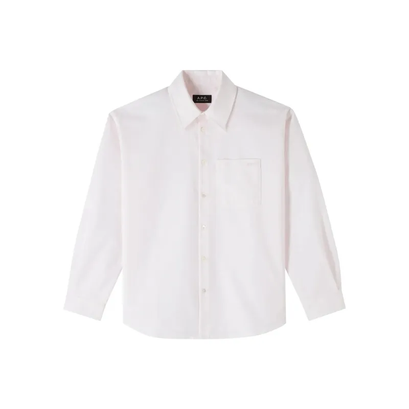 A.P.C Long Sleeved Straight Hem Shirt-0