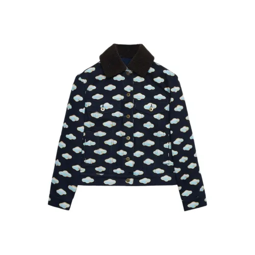 LOEWE SS25 Jackets Coats Women's Marine Blue