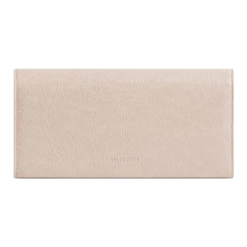 Balenciaga Le City Lambskin Wallet Women's Almond-1