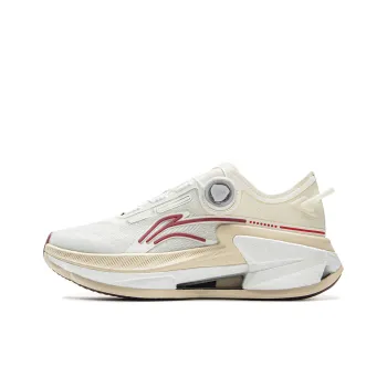 LiNing Liuliu 8 PRO Cushioning, Slip Resistant, And Abrasion Resistant Low Top Carbon Plate Running Shoes Women's Ecru