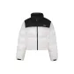 G011-White with Black Jacquard