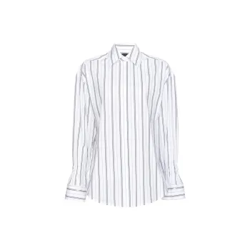 PINKO FW23 Camicia Riga Doppia Shirt Women's White