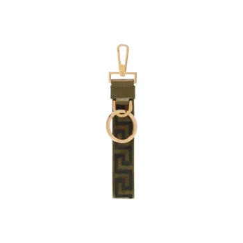 FANSIZHE Hardware Accessories, Leather Keychains Unisex Brown