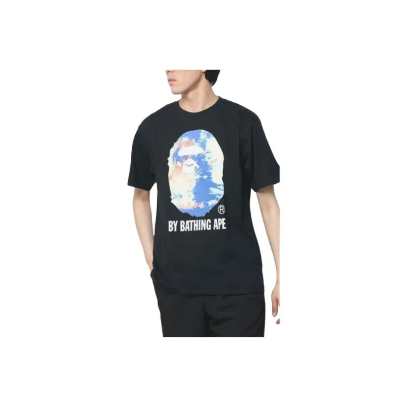 Bape Tie Dye By Bathing Ape Tee-1