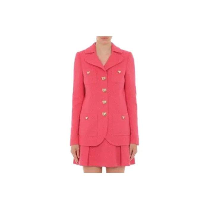 MOSCHINO Jackets Coats Women's Pink-0