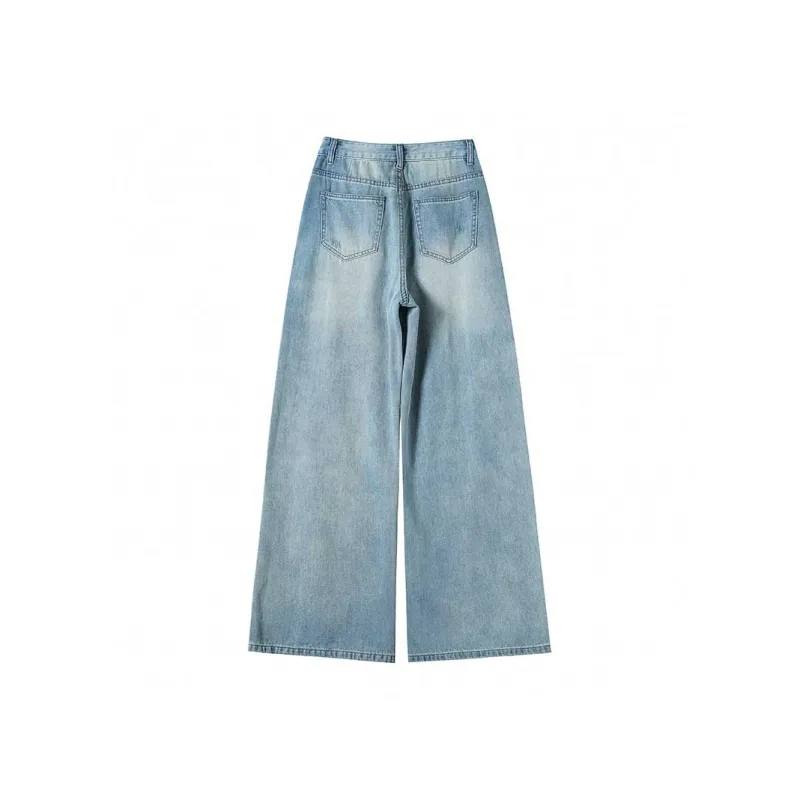 FAWENXIANGZI Jeans Women's Blue-1