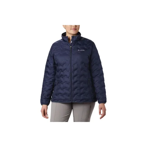 Columbia Delta Ridge Down Jackets Women's Dark Blue