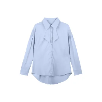 Migu Shirts Women's Light Blue