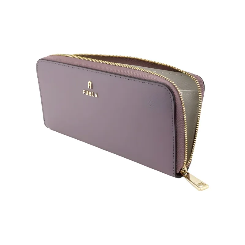 Furla Leather Wallet Regular Women's Purple-4