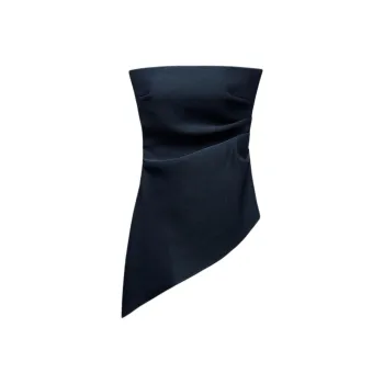 ZARA Strapless Top Women's Ocean Blue