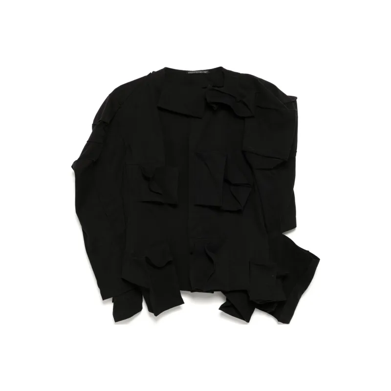Yohji Yamamoto Twill Draped sleeves Jacket-0