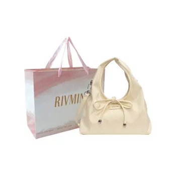 RIVMIND PU One Shoulder Handbag Women's Beige/Yellow/Silver/Yellow/Red/Black