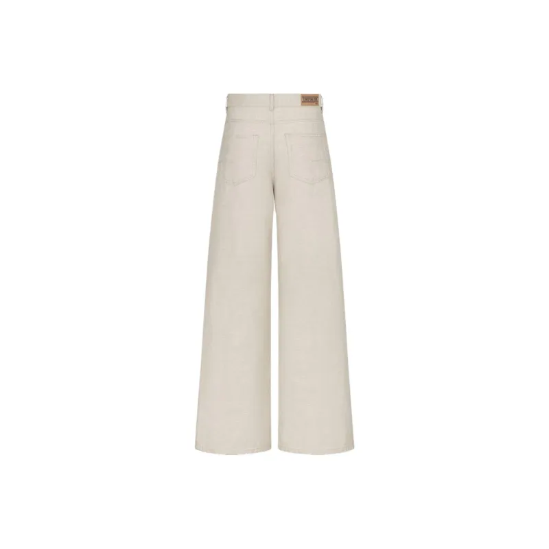 DIOR 8 Jeans Women's Ecru-1