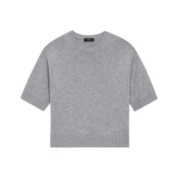 THEORY Cashmere Sweater Women's Light Gray