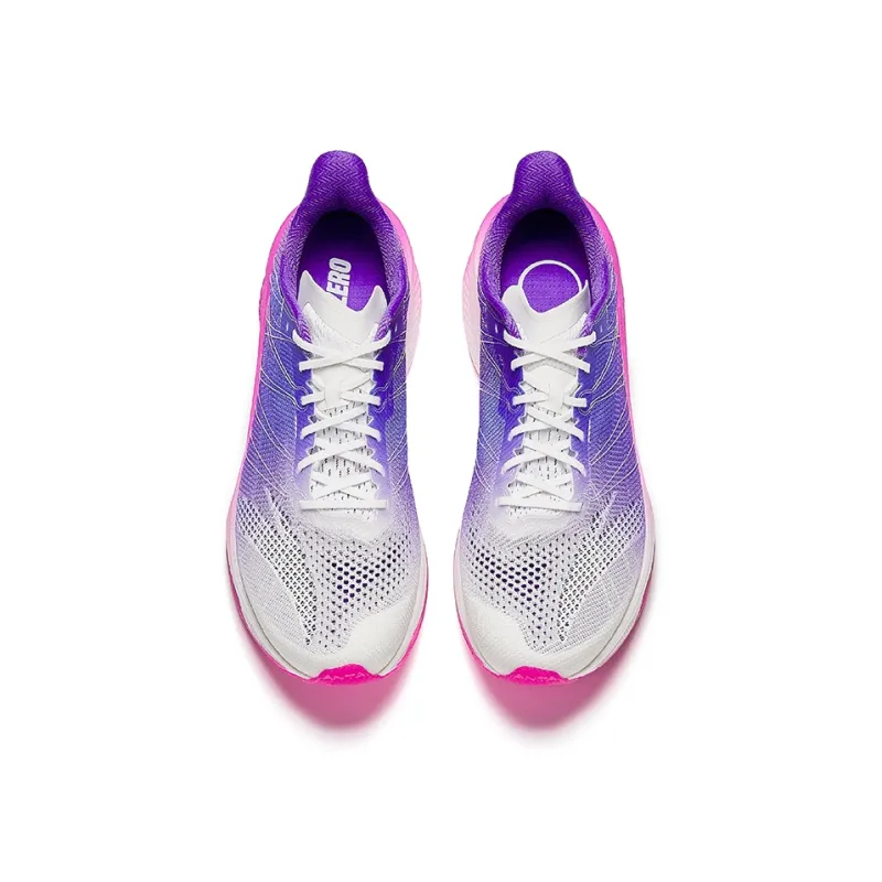 Anta Mach 4Pro V2 Anti Slip Wear Resistant Low Top Casual Running Shoes Men's White Blue Purple-2