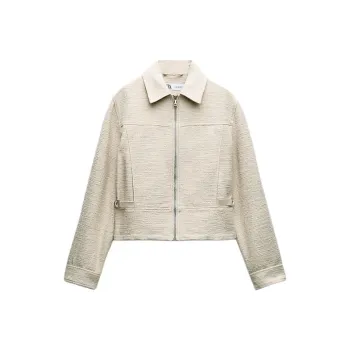 ZARA Jackets & Coats Women's Sand