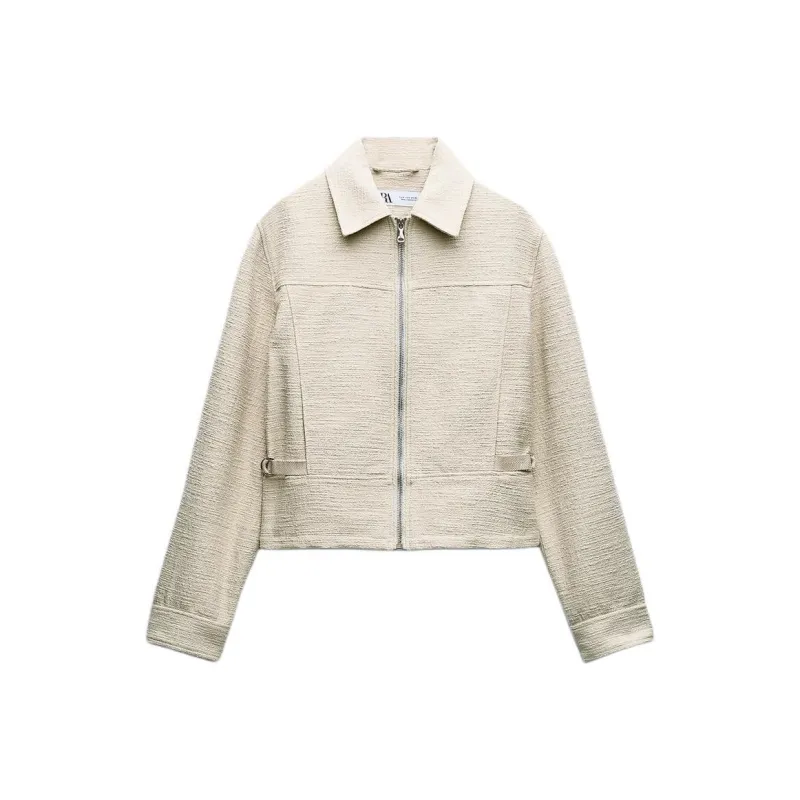 ZARA Jackets & Coats Women's Sand-0