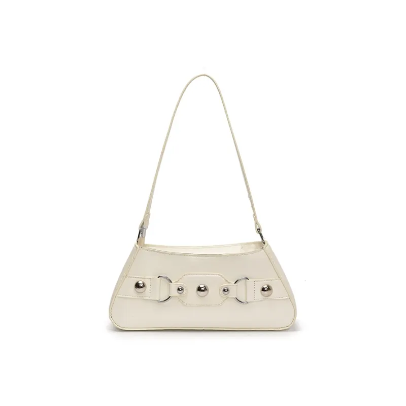 RIVMIND PU Shoulder Bag Women's White/Pink/Blue/Silver/Black/Gray-0