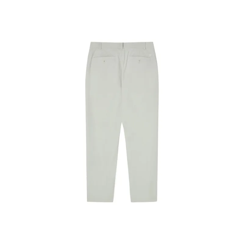New Balance MEN FROZEN 테이퍼드 트리코트 팬츠 SLIM FIT Casual Pants Men's Light Beige-1